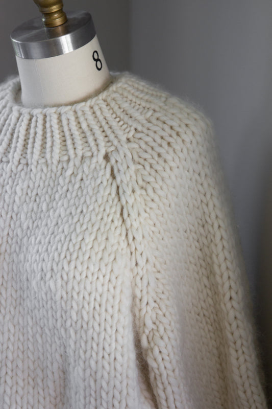Chunky Hand Knit Sweater
