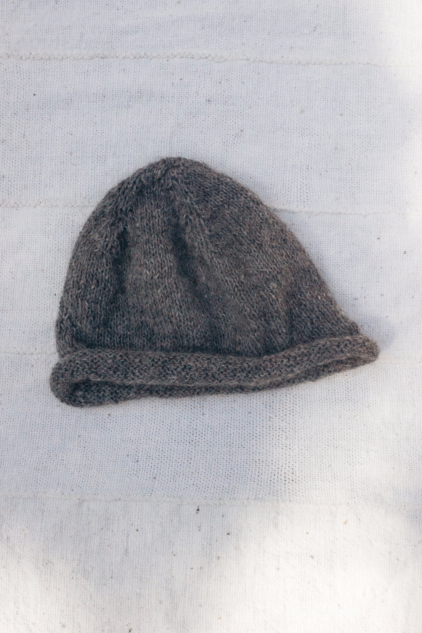 Wool Knit Stockinette Beanie