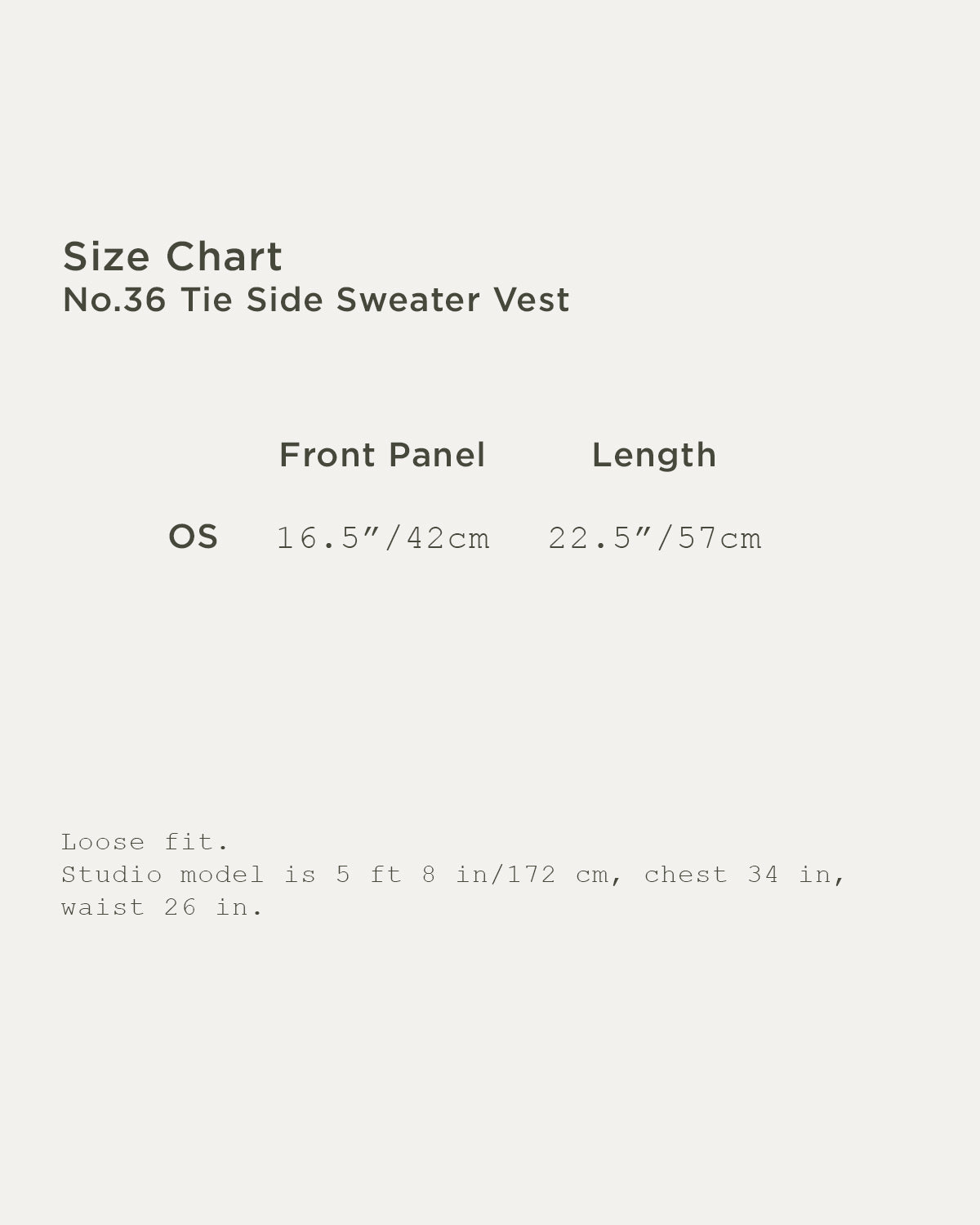 No.36 Tie Side Sweater Vest