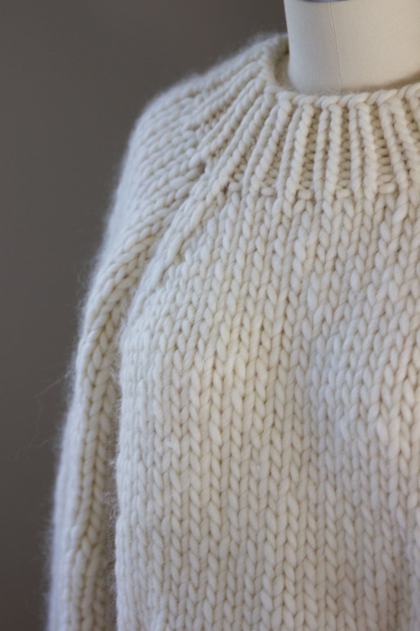 Chunky Hand Knit Sweater