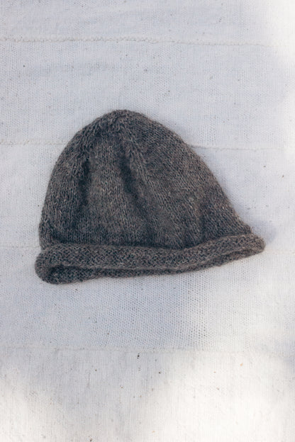 Wool Knit Stockinette Beanie
