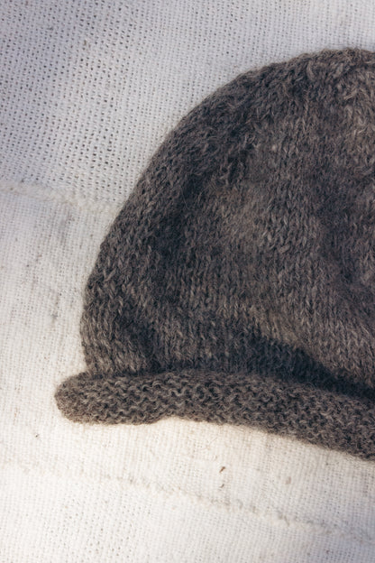 Wool Knit Stockinette Beanie