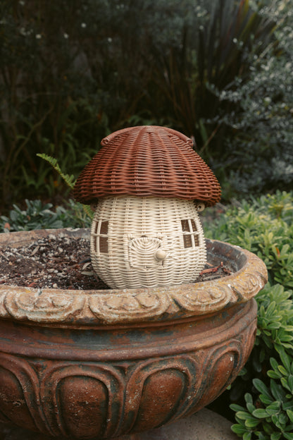 Mushroom House Basket
