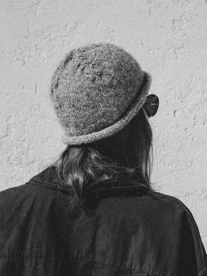 Wool Knit Stockinette Beanie