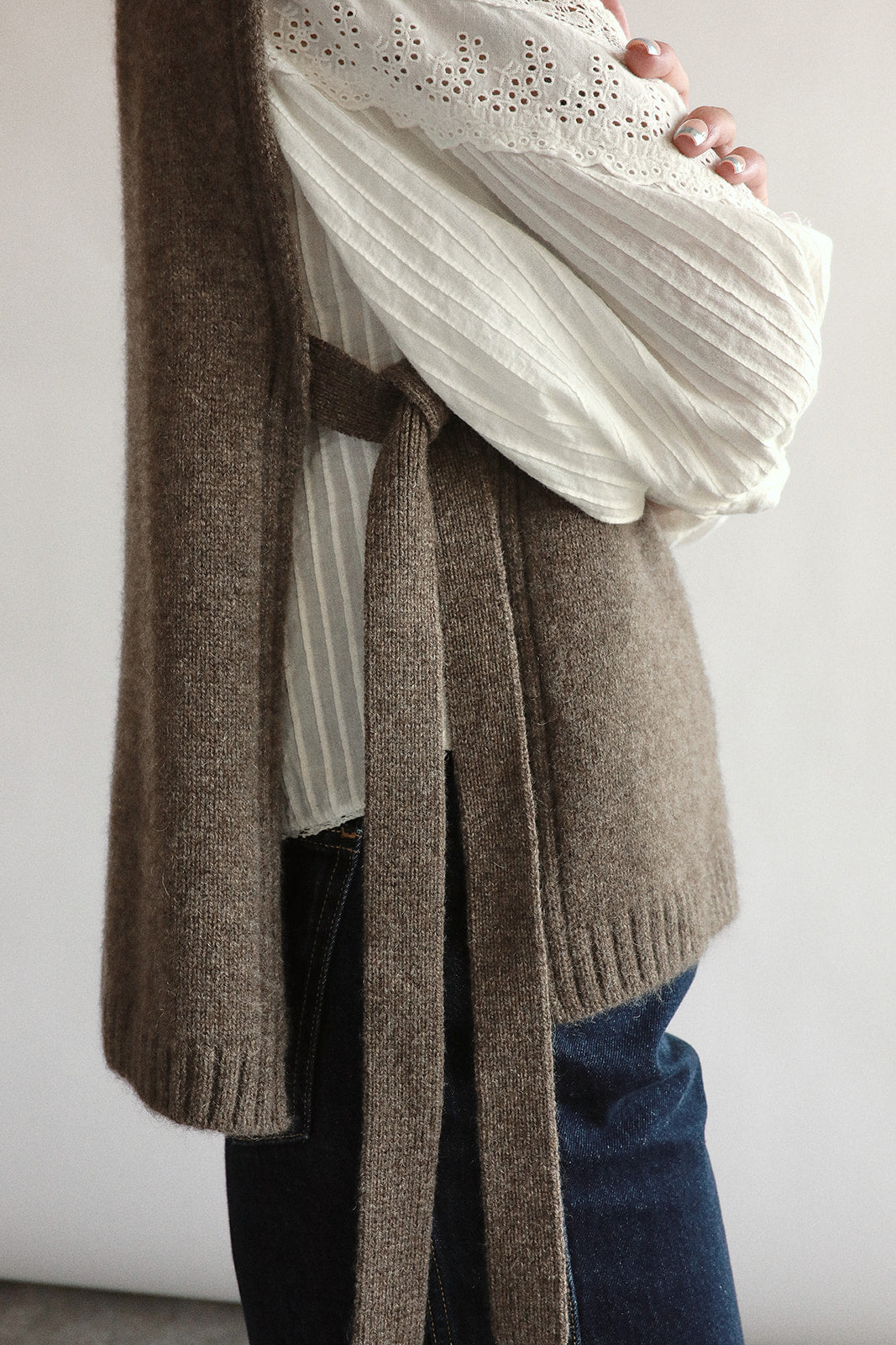 No.36 Tie Side Sweater Vest