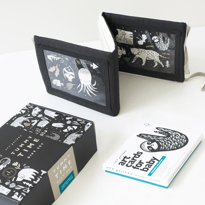 Baby Tummy Time Gallery with Mirror Gift Set