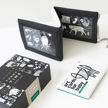 Baby Tummy Time Gallery with Mirror Gift Set